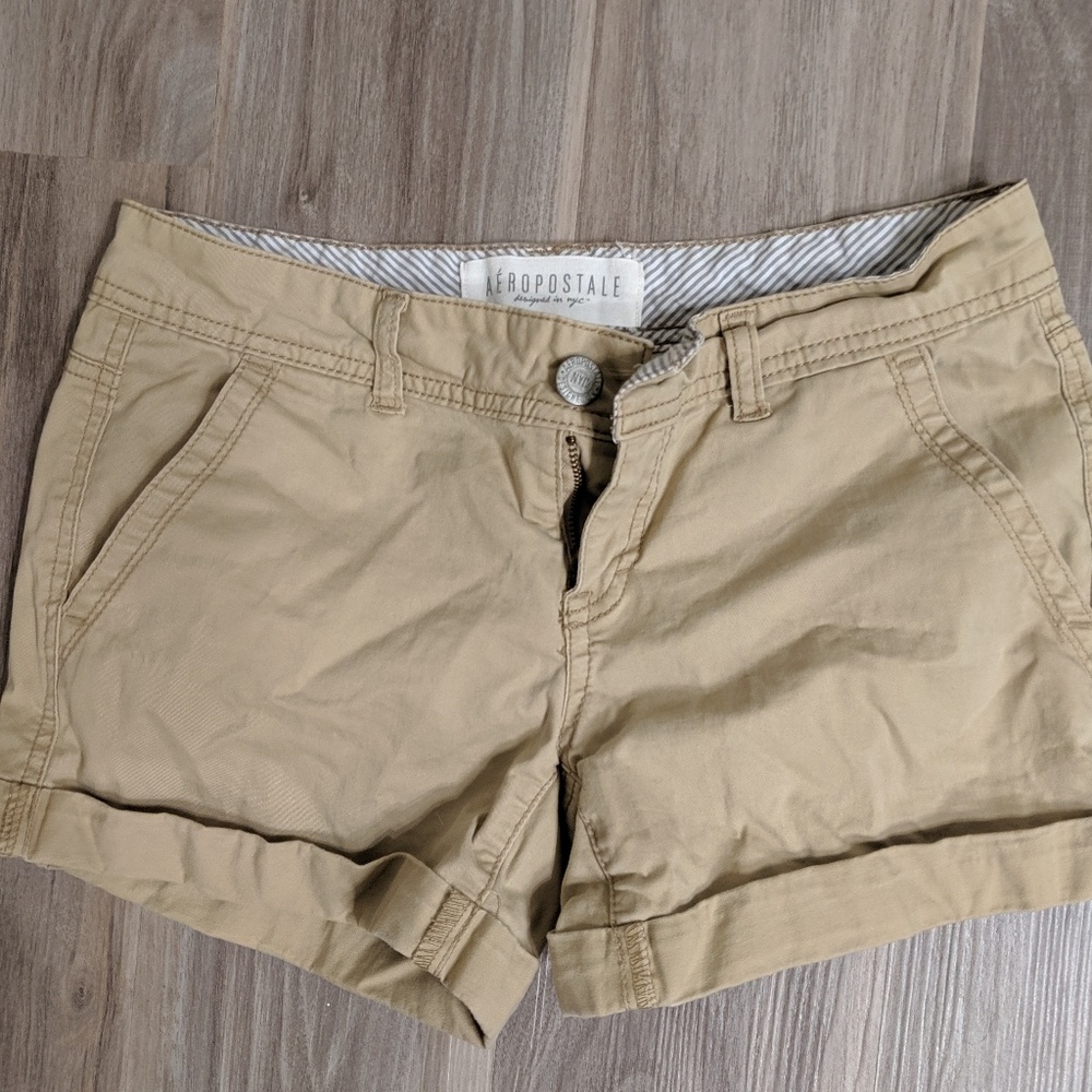 Aeropostale Midi Twill Shorts Size 4